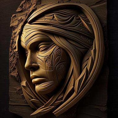 3D модель Гра Tomb Raider 2 Golden Mask (STL)